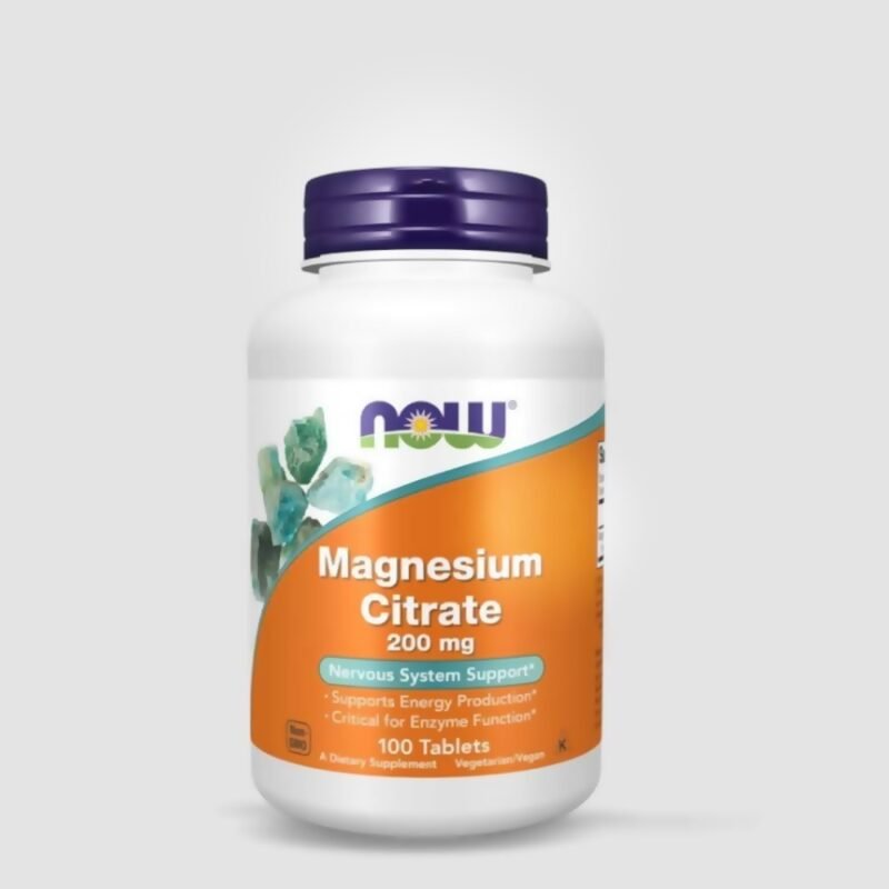 NOW Foods®Magnesium Citrate 200mg 100 Tabs