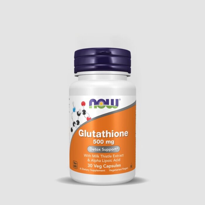 Glutathione 500 mg 30 Veg Capsules-NOW FOODS
