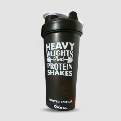 Shaker Noir Diora 600 ml– Heavy Weights & Protein Shakes