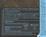 Biotechusa_Magnesium_Bisglycinate_90capsules_nutritions fact