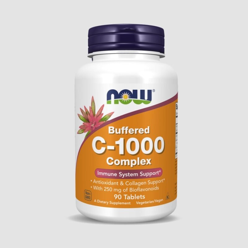 NOW Foods® Buffered Vitamin C-1000 Complex 90 tabs