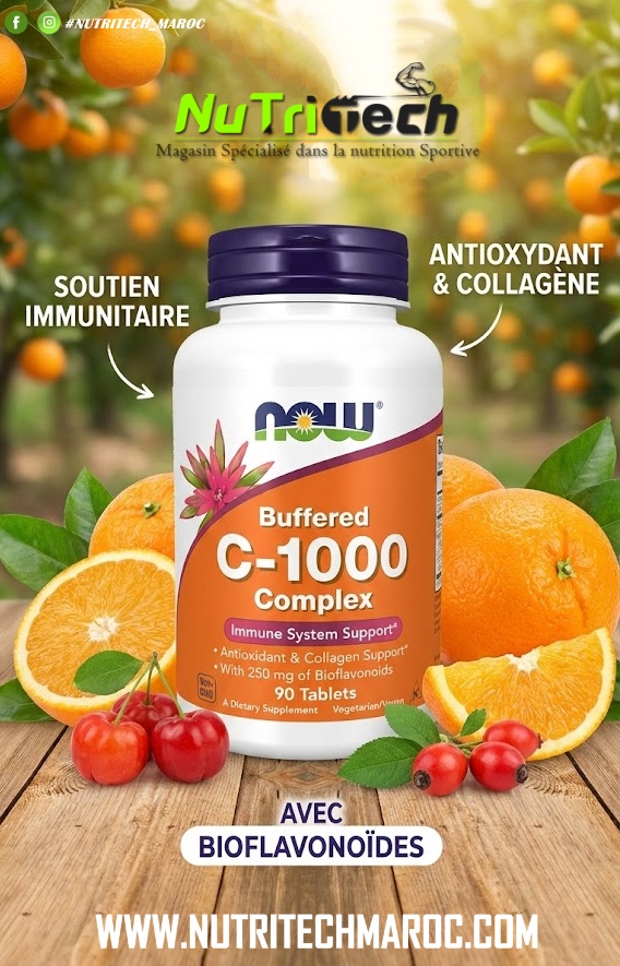 Vitamin-C-1000-Complex-NOW-Foods-nutritech-maroc