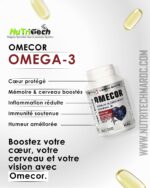 Oméga 3 Omecor 60 Gélulesnutritech maroc2026