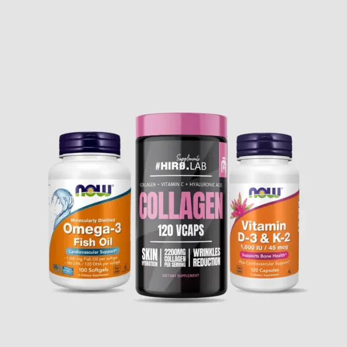 PACK PROMO NURITECH MAROC PACK Collagen + Omega-3 +Vitamin D3 & K2