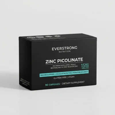 Zinc Picolinate 90 Capsules Vegan15mg| Everstrong