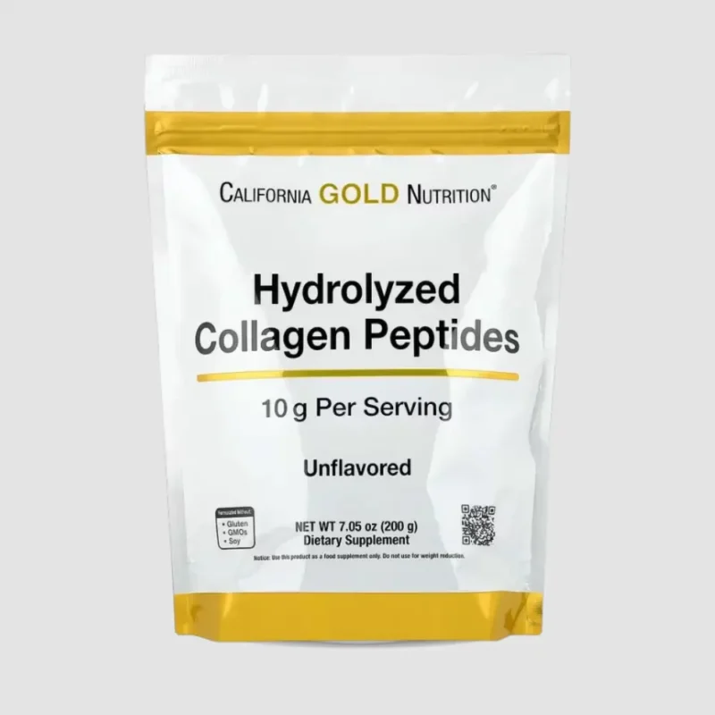 Collagène Hydrolysé Peptides 200g – California Gold Nutrition