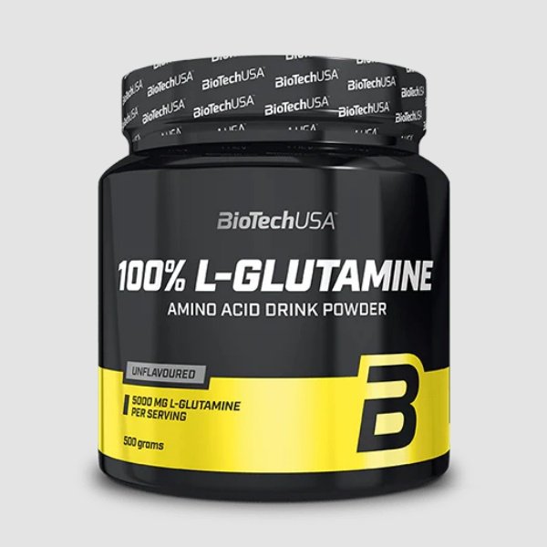 100% L-Glutamine 500 g Neutre - BioTechUSA